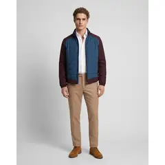 PERRY ELLIS - Chaqueta Quilted Azul Oscuro CH00111
