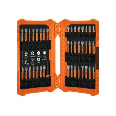 TRUPER - Kit 40 Puntas Impacto Destornillador Largo 2" Expert