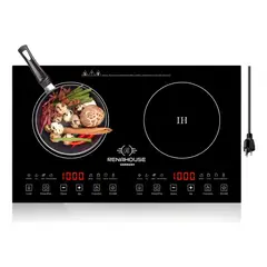 RENAHOUSE - Estufa de Inducción Germany 2 Puestos 2000W — Timer