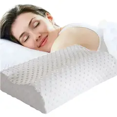 GENERICO - Almohada Cervical Ergonomica De Espuma