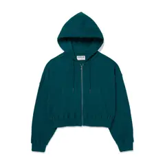 CAT - Buzo Mujer WAFFLE-KNIT CROPPED Azul