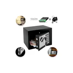 GENERICO - Caja Fuerte Electrónica Alta Seguridad Con Clave Digital Y Llave