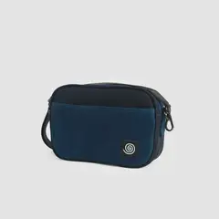 GENERICO - Bolso Manos Libres Kairos Nubuk en Cuero para Uso Cruzado con Correa Ajustable