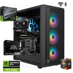 THERMALTAKE - Torre Gamer Ryzen 7 5700x 16gb ddr4 Ssd 512gb Rtx 5060 8gb