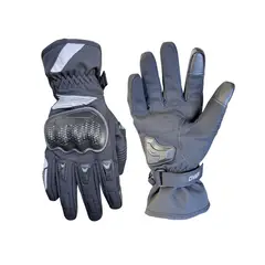 SPORT - Guantes Para Moto Impermeables Térmicos WP-06 Caña Alta Con Protección Táctiles