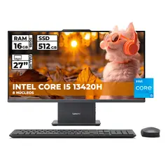 Lenovo - TODO EN UNO 27IRH9 INTEL CORE I5-13420H 16GB RAM 512GB SSD 27 FHD LUNA GREY