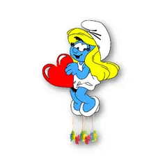 GENERICO - Piñata decorativa pitufina