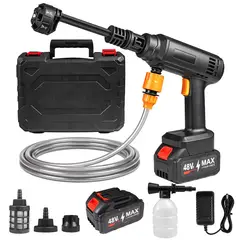 ENERGY PLUS - Hidrolavadora Portátil Inalámbrica 2 Baterías - Alta Presión