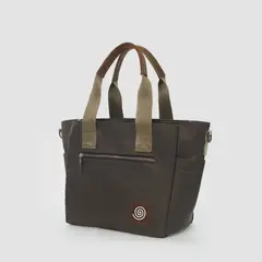 GENERICO - Bolso Totebag Canvas en Microfibra con Compartimiento para Laptop hasta 14" y Múltiples Compartimientos
