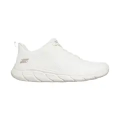 SKECHERS - Tenis mujer Bobs B FlexLo Memory Foam blanco