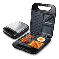 GENERICO - Parrillera 2 En 1 Sandwichera Sokany