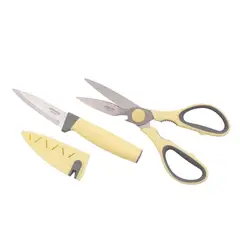 UNIVERSAL - Set de cuchillo + tijera lemon