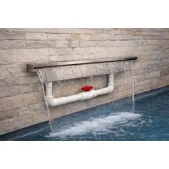 GENERICO - Cascada de Pared Espejo de Agua 90 cm Acero Inoxidable