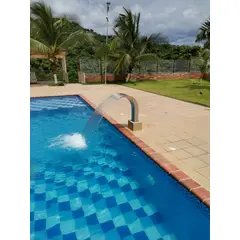 GENERICO - Cascada para Piscina Mini Inox Sentry en Acero Inoxidable AISI 304 Color Plateado Conexión 1-1/2 Pulgada