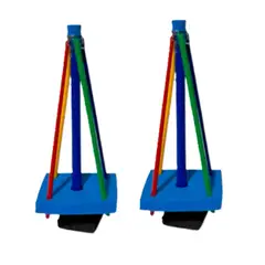 GENERICO - Figura Maqueta Rueda De Parque 5.5x4.5x6cm De Cart Por 6 Und