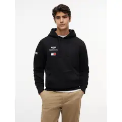 TOMMY HILFIGER - Buzo negro TH x Cadillac Formula 1® Team