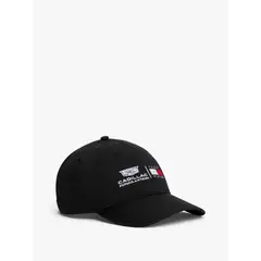 TOMMY HILFIGER - Gorra negra TH x Cadillac Formula 1® Team con logo