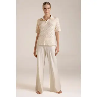 TOUCHE LINGERIE - Pantalón bota ancha elaborado en mezcla de algodón Ref. 0348M62