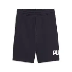 PUMA - Pantaloneta Deportiva Ess No1 Logo TrB Negro Para Niños