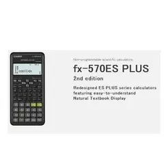 CASIO - Calculadora Fx570 Es Plus Segunda Generación Negro