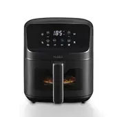 HUKEN - Freidora De Aire Light View 4.5 L Ventana con Luz Interna Negro Hukën