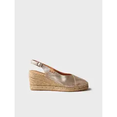 TONI PONS - Alpargatas de cuña cerradas de mujer en piel BRENDA-AS