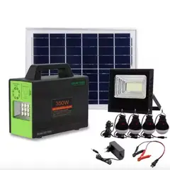 GENERICO - SISTEMA SOLAR PANEL, LAMPARA, BOMBILLO 350W GD-350M