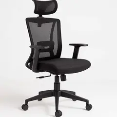 GENERICO - SILLA PORTUGAL BASE NYLON BRAZOS 3D CON CABECERO BASCULANTE