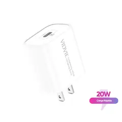 VIDVIE - ADAPTADOR DE CARGA RAPIDA DE PARED DE LA MARCA - PLM371