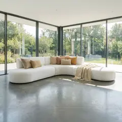 22 GRADOS DECORACION - Sofá Bastet 340cm x 210cm Tela antifluido