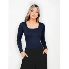 MOLGOA - Body para Mujer Escote Cuadrado - The Moscú