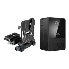 OTRAS MARCAS - Kit de Batería Mini V-Mount SmallRig VB99 con placa V-Lock - SmallRig 5048