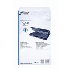 JJRC - Base Refrigerante Portátil Soporte Enfriador para Laptop con Doble Ventilador GAMER Enfriador para Portátiles Gamer