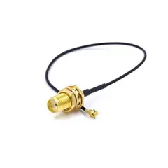 GENERICO - Conector Antena Rf Rp Sma Jack hembra Ipx Ipex 1.13mm Pigtail 15cm