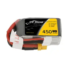 GENERICO - Bateria Lipo Tattu 11.1V 3S 450mAh 75C A