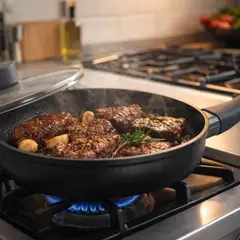 KITCHENWARE - SARTEN GREY 20CM CON TAPA ALUMINIO FORJADO GRIS