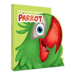 GENERICO - My First Shaped Board Book Illustrated Parrot - Bird Picture Book