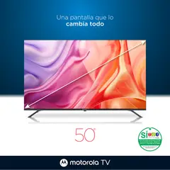 MOTOROLA - Televisor 50 Smart TV 4K Ultra HD - MOT50NUQE05