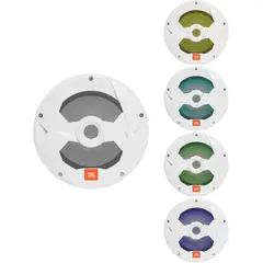 JBL - Subwoofer de audio marino serie 10, Blanco MS10LW