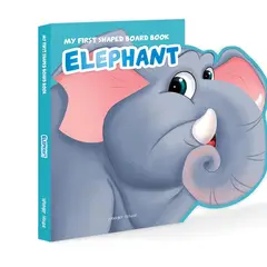 GENERICO - My First Shaped Board Book - Elephant, Die-Cut Animals