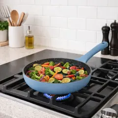 KITCHENWARE - SARTEN BRISTOL 28CM ALUMINIO FORJADO AZUL CLARO