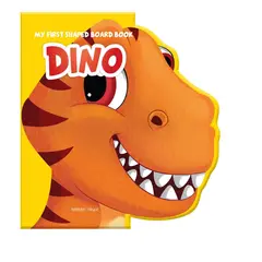 GENERICO - My First Shaped Board Book Illustrated Dino - Animal Picture Book