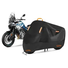 INNOVA - Pijama Para Motos Grandes Turismo Estuche Impermeable Moto Premium Filtro Uv Negro