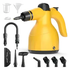 CHINA GLAZE - Limpiador De Vapor De Mano Multisuperficie Con 10 Accesorios