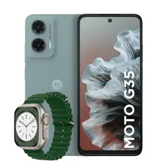 MOTOROLA - Celular G35 4GB Ram 256GB Gris + Smartwatch Mobula H8 Ultra