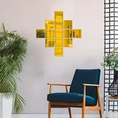 DECOR - ESPEJOS DECORATIVOS PARA HOGAR CUADRADOS POR 20 UNIDADES