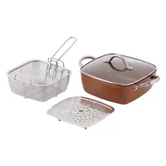 UNIVERSAL - Sartén multifuncional cuadrado