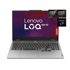 LENOVO - Portátil LOQ Ryzen 7 250 Ram 64GB SSD 512GB RTX 5060 8GB 15,6" FHD 144Hz