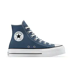 CONVERSE - Tenis Botas Chuck Taylor All Star Lift Mujer-Azul