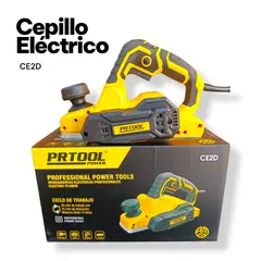 PROTOOL - Cepillo Eléctrico PRTOOL PRO-CE2D Amarillo Para Madera 900W 82mm